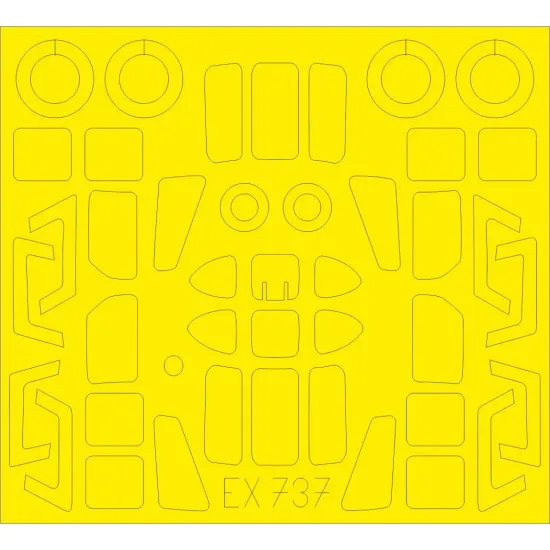 Eduard EX737 1/48 HH-34J TFace Sticker for Aircraft