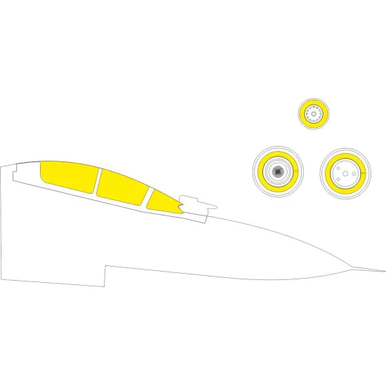 Eduard EX744 1/48 Su-30SM TFace Sticker for Aircraft