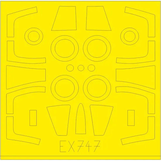 Eduard EX747 1/48 F-104DJ Sticker for Aircraft