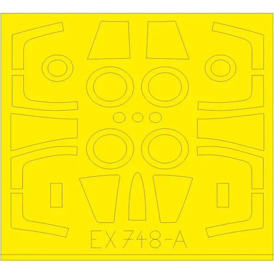 Eduard EX748 1/48 F-104DJ TFace Sticker for Aircraft