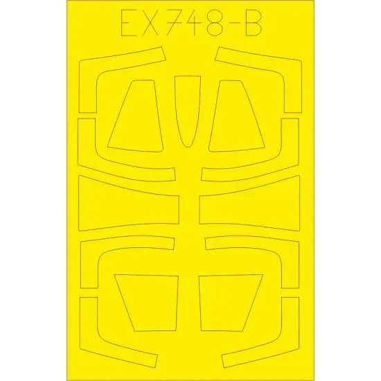 Eduard EX748 1/48 F-104DJ TFace Sticker for Aircraft