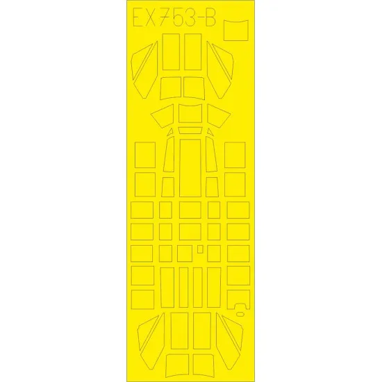 Eduard EX753 1/48 Bf 110D TFace Sticker for Aircraft