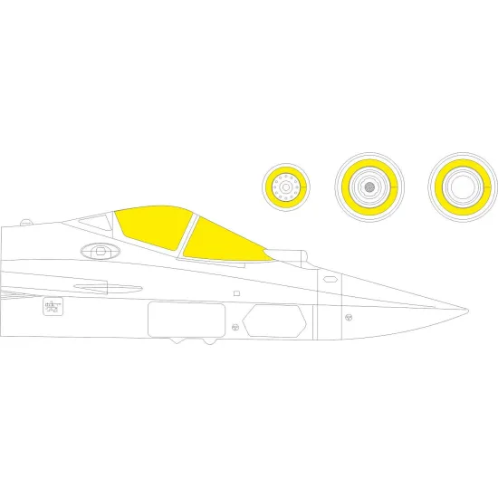 Eduard EX757 1/48 Su-57 Sticker for Aircraft