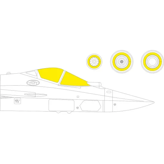 Eduard EX758 1/48 Su-57 TFace Sticker for Aircraft