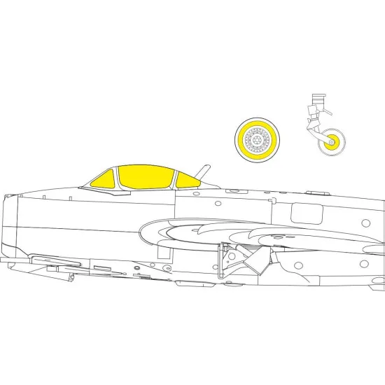 Eduard EX762 1/48 MiG-15 Sticker for Aircraft