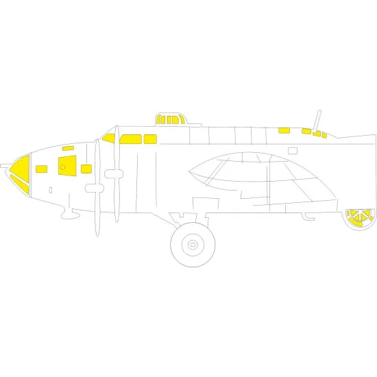 Eduard EX778 1/48 B-17F TFace Sticker for Aircraft