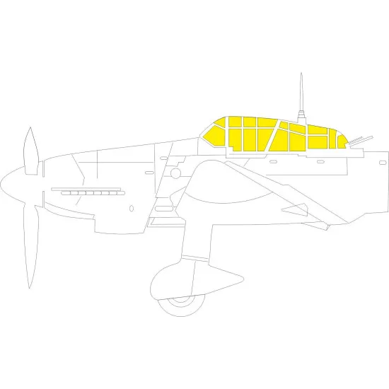 Eduard EX785 1/48 Ju 87D TFace Sticker for Aircraft