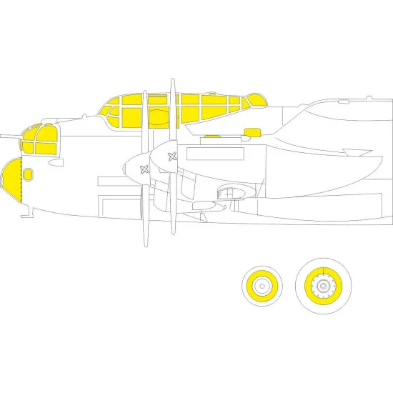 Eduard EX793 1/48 Lancaster B Mk.I TFace Sticker for Aircraft