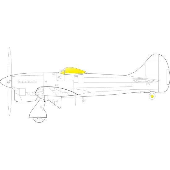 Eduard EX796 1/48 Tempest Mk.II TFace Sticker for Aircraft