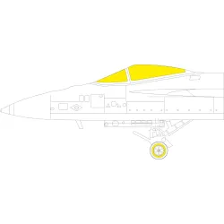 Eduard EX811 1/48 F/A-18E Sticker for Aircraft