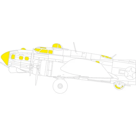 Eduard EX822 1/48 B-17G TFace Sticker for Aircraft
