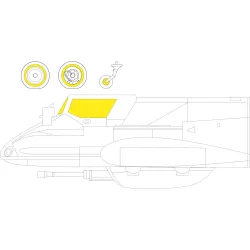 Eduard EX828 1/48 Hs 129B TFace Sticker for Aircraft