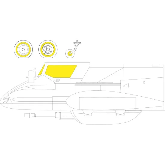 Eduard EX828 1/48 Hs 129B TFace Sticker for Aircraft