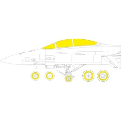 Eduard EX840 1/48 F/A-18F Sticker for Aircraft