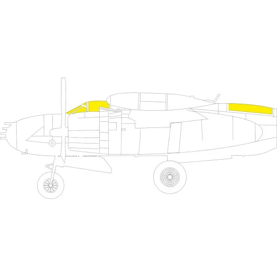 Eduard EX844 1/48 B-26K Invader Sticker for Aircraft