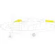Eduard EX845 1/48 B-26K Invader TFace Sticker for Aircraft