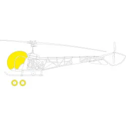 Eduard EX861 1/48 OH-13 TFace Sticker for Aircraft