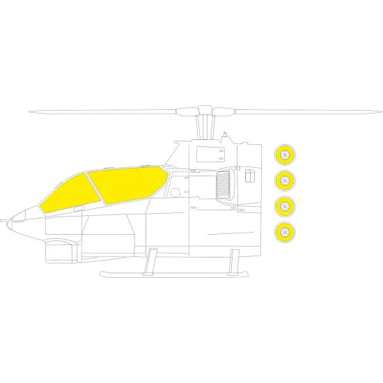 Eduard EX862 1/48 AH-1G Sticker for Aircraft