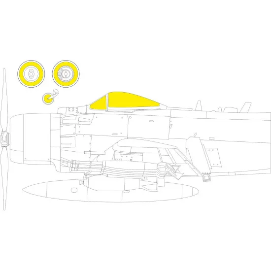 Eduard EX867 1/48 A-1H TFace Sticker for Aircraft