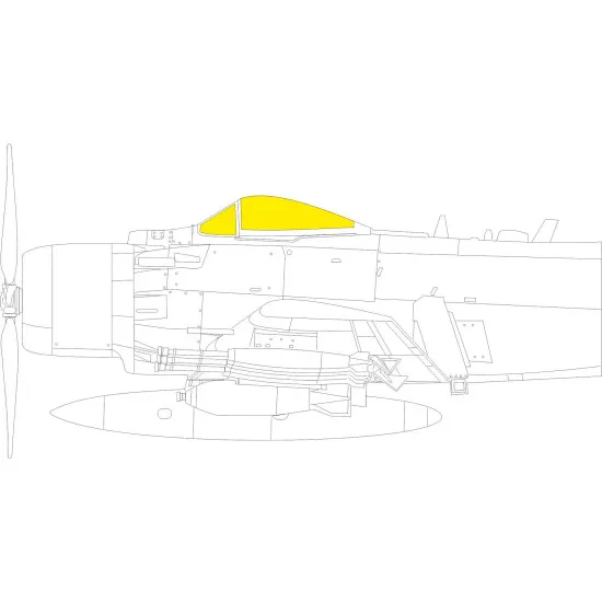 Eduard EX871 1/48 A-1J TFace Sticker for Aircraft