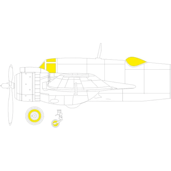 Eduard EX874 1/48 Beaufighter Mk.VI TFace Sticker for Aircraft