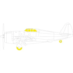Eduard EX881 1/48 P-47D Razorback TFace Sticker for Aircraft