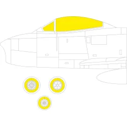 Eduard EX887 1/48 F-86F-40 Sticker for Aircraft