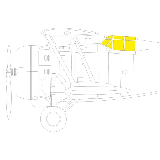 Eduard EX891 1/48 F3F-2 Sticker for Aircraft