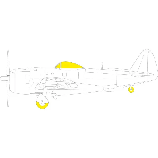 Eduard EX894 1/48 P-47N TFace Sticker for Aircraft