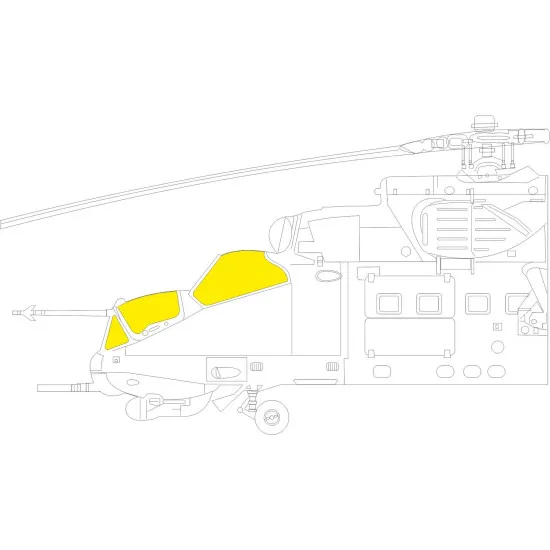 Eduard EX896 1/48 Mi-35M TFace Sticker for Aircraft