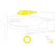 Eduard EX913 1/48 Mosquito B Mk.IV TFace Sticker for Aircraft