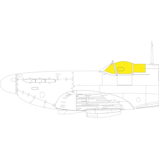 Eduard EX914 1/48 Spitfire Mk.V TFace Sticker for Aircraft