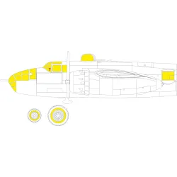Eduard EX925 1/48 B-25J glazed nose Sticker for Aircraft