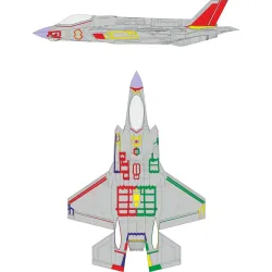 Eduard EX931 1/48 F-35A RAM coating early Sticker for Aircraft