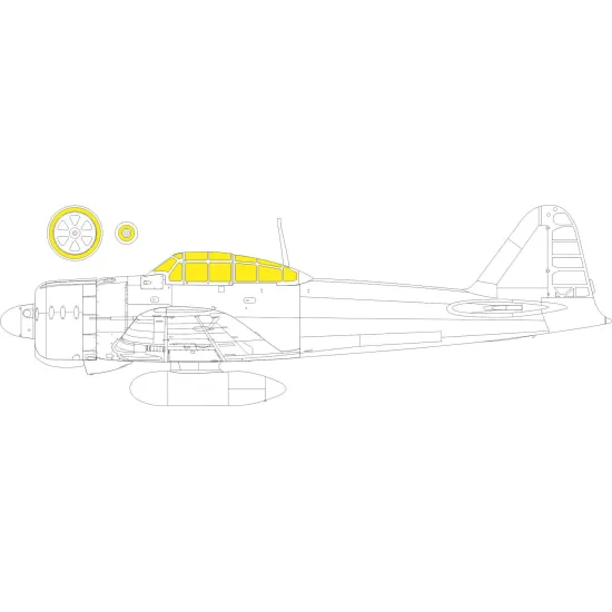 Eduard EX934 1/48 A6M2-N Rufe TFace Sticker for Aircraft