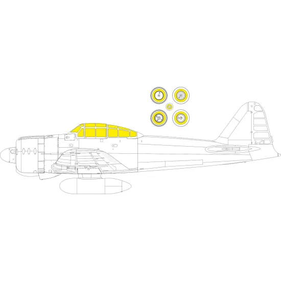Eduard EX951 1/48 A6M2 Zero Type 21 Weekend Sticker for Aircraft