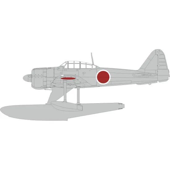 Eduard EX969 1/48 A6M2-N Rufe national insignia Sticker for Aircraft
