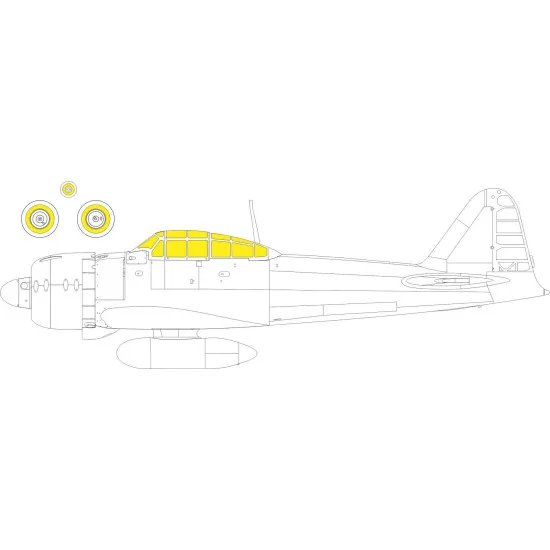 Eduard EX970 1/48 A6M3 Zero Type 32 Weekend Sticker for Aircraft