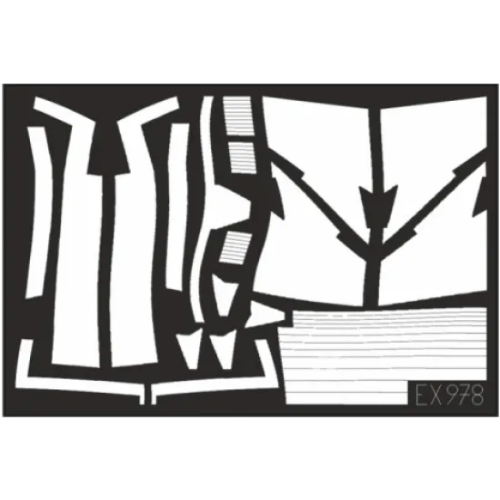Eduard EX978 1/48 F-4G surface panels Sticker for Aircraft