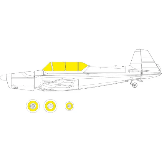Eduard EX983 1/48 Z-526 Trenér Master TFace Sticker for Aircraft