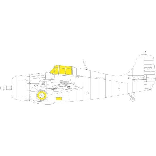 Eduard EX984 1/48 F4F-3 Weekend Sticker for Aircraft