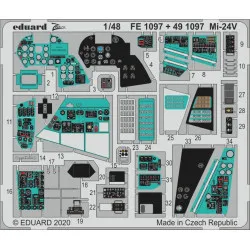 Eduard FE1097 1/48 Mi-24V Photo-Etched for Aircraft Zoom set