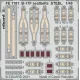 Eduard FE1181 1/48 B-17F seatbelts STEEL Photo-Etched for Aircraft Zoom set