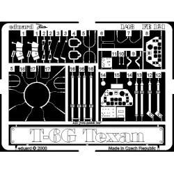 Eduard FE121 1/48 T-6G Texan Photo-Etched for Aircraft Zoom set