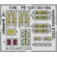 Eduard FE1241 1/48 OV-10A seatbelts STEEL Photo-Etched for Aircraft Zoom set