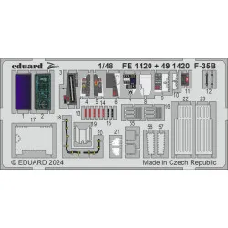 Eduard FE1420 1/48 F-35B Photo-Etched for Aircraft Zoom set