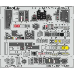 Eduard FE1425 1/48 Gannet AS.4 Photo-Etched for Aircraft Zoom set