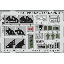 Eduard FE1443 1/48 FM-1 Photo-Etched for Aircraft Zoom set