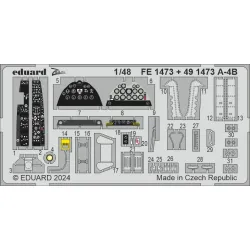 Eduard FE1473 1/48 A-4B Photo-Etched for Aircraft