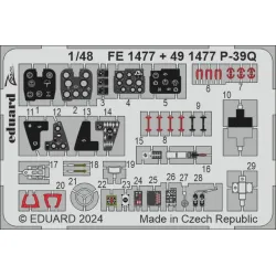 Eduard FE1477 1/48 P-39Q Photo-Etched for Aircraft Zoom set